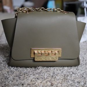 ZAC Zac Posen Eartha Mini Chain Leather Crossbody